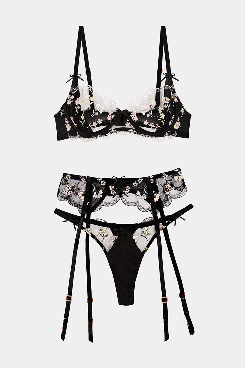 Angelica - Three-piece set of underwear